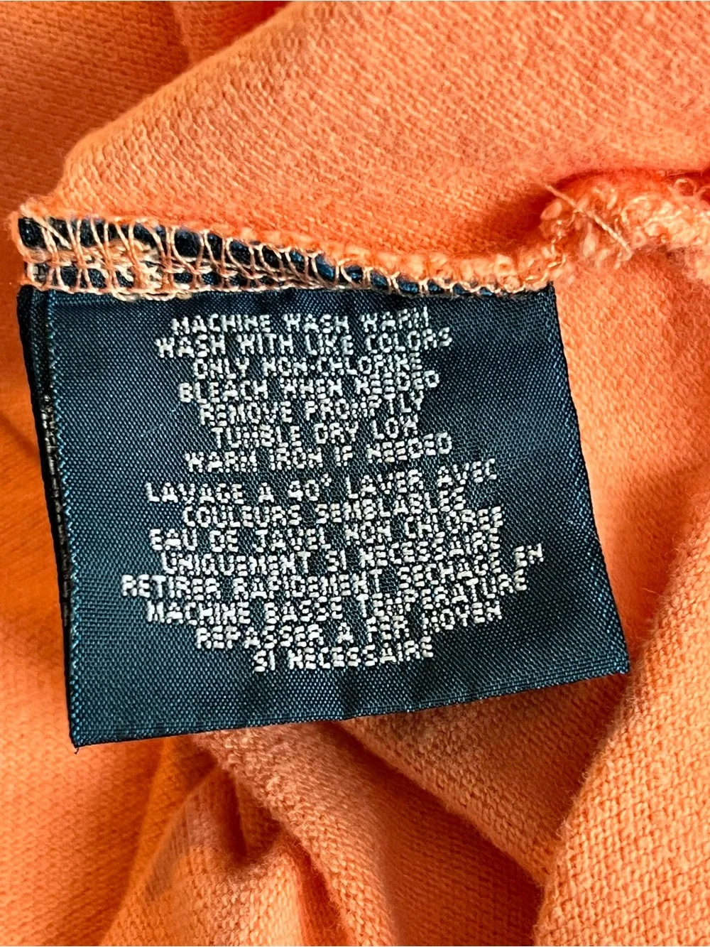 Polo Ralph Lauren Orange Short-Sleeve Polo Boys Shirt Size 20 XL Teal Pony EUC